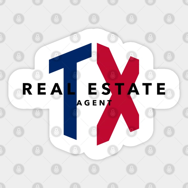 Texas Real Estate Agent Sticker by The Favorita